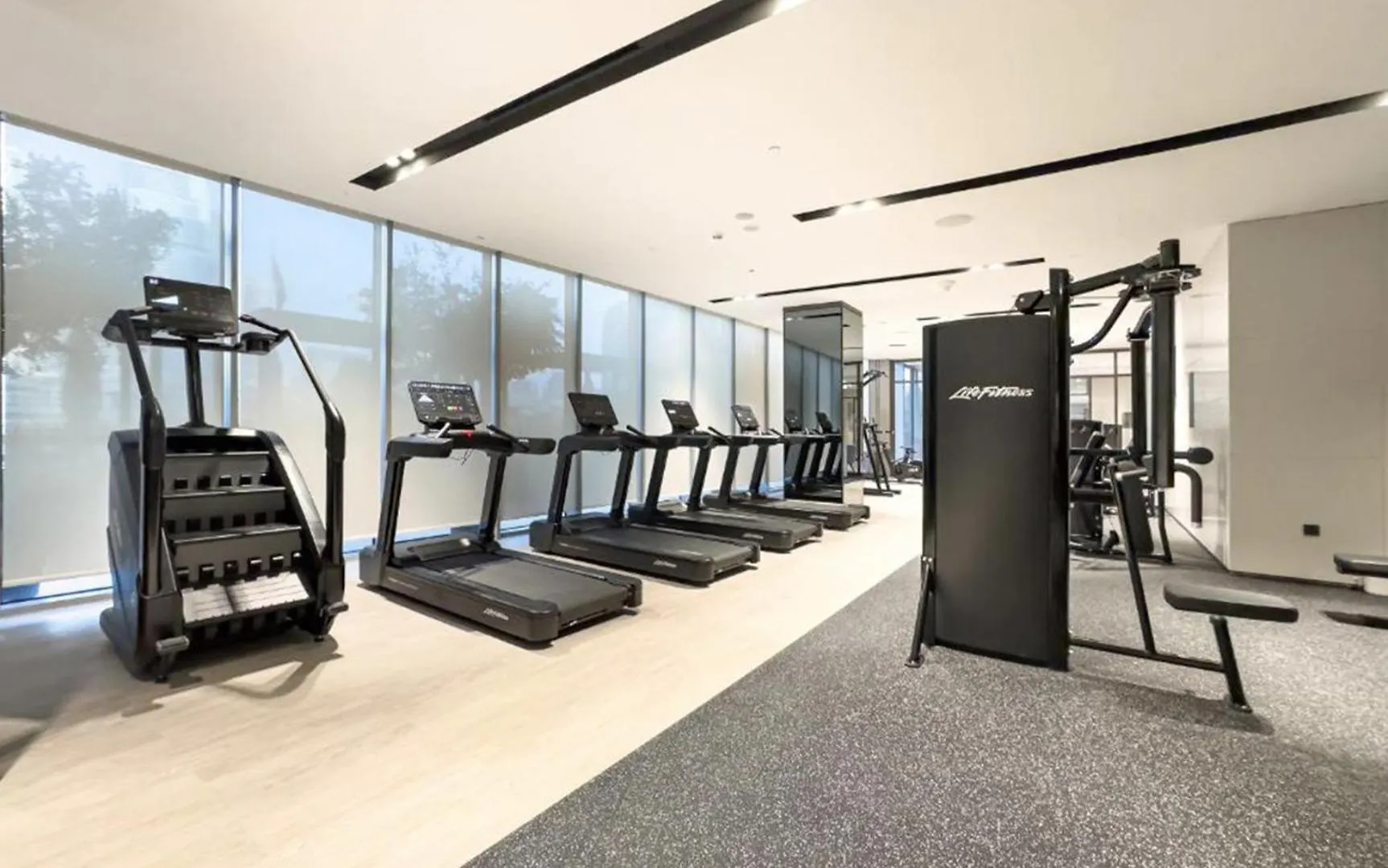 Lägenhet Livbnb-Prestige 1Br In Grande, Pool With Iconic Burj Khalifa View Dubai Förenade Arabemiraten