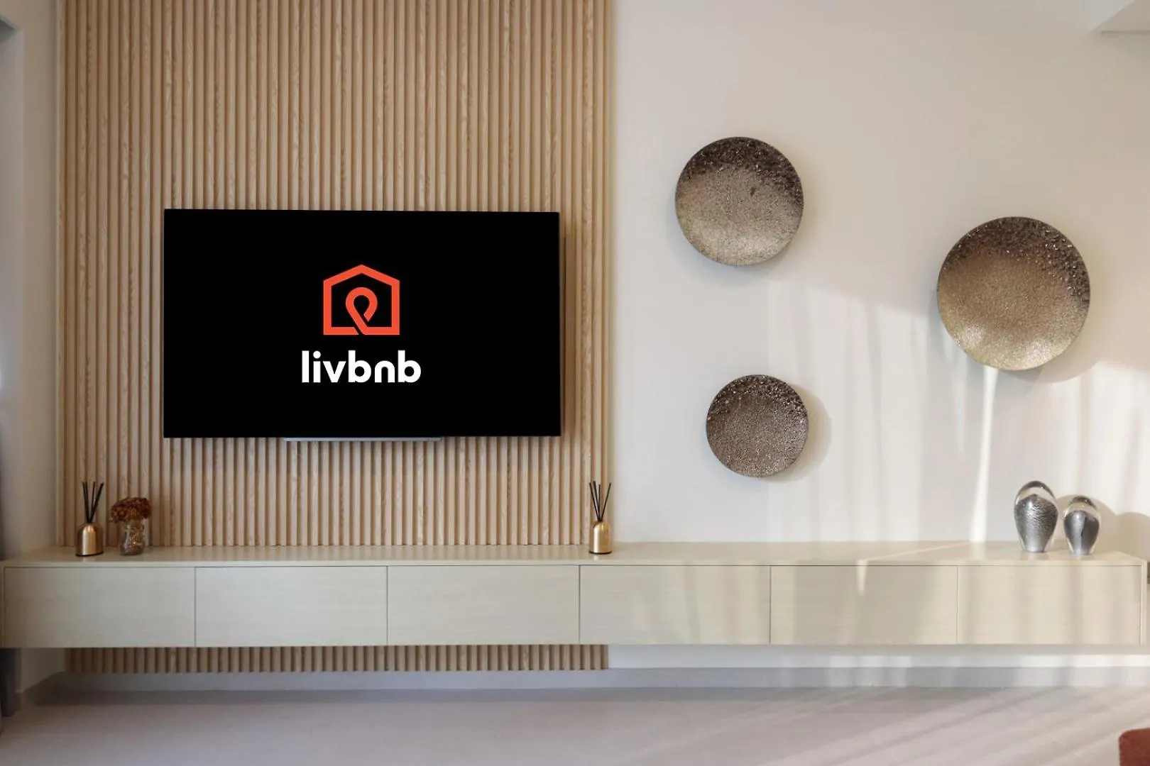 Lägenhet Livbnb-Prestige 1Br In Grande, Pool With Iconic Burj Khalifa View Dubai